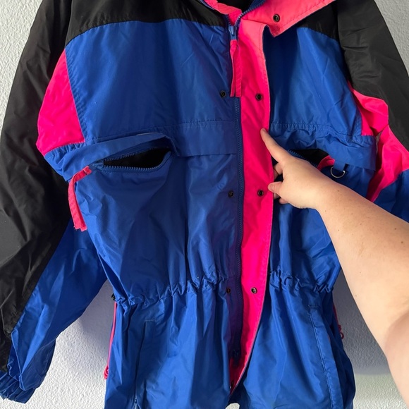 Vintage Columbia Sportswear Nylon Outerwear Large Radial Sleeve Windbreaker Ski - Picture 11 of 16
